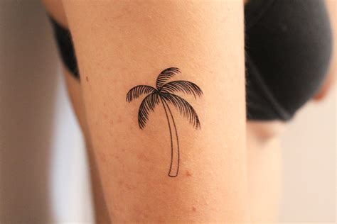 palmeras para tatuajes|Tatuaje palmera minimalista